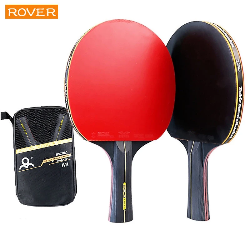 Table Tennis Launcher - 5/6 Star Table Tennis Racket 2PCS