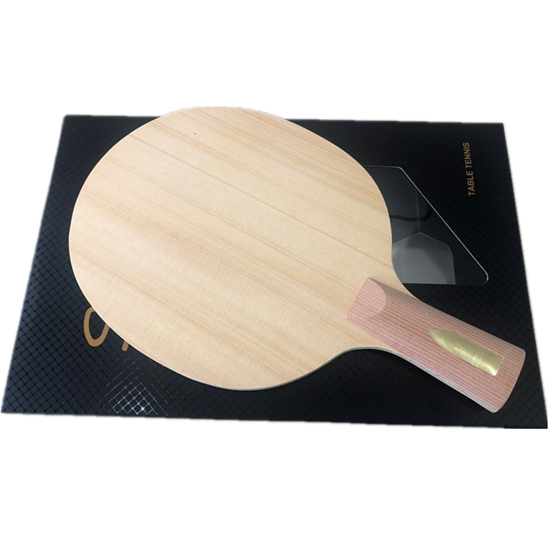 Table Tennis Launcher - Stuor BLUE Carbon Hinoki Table Tennis