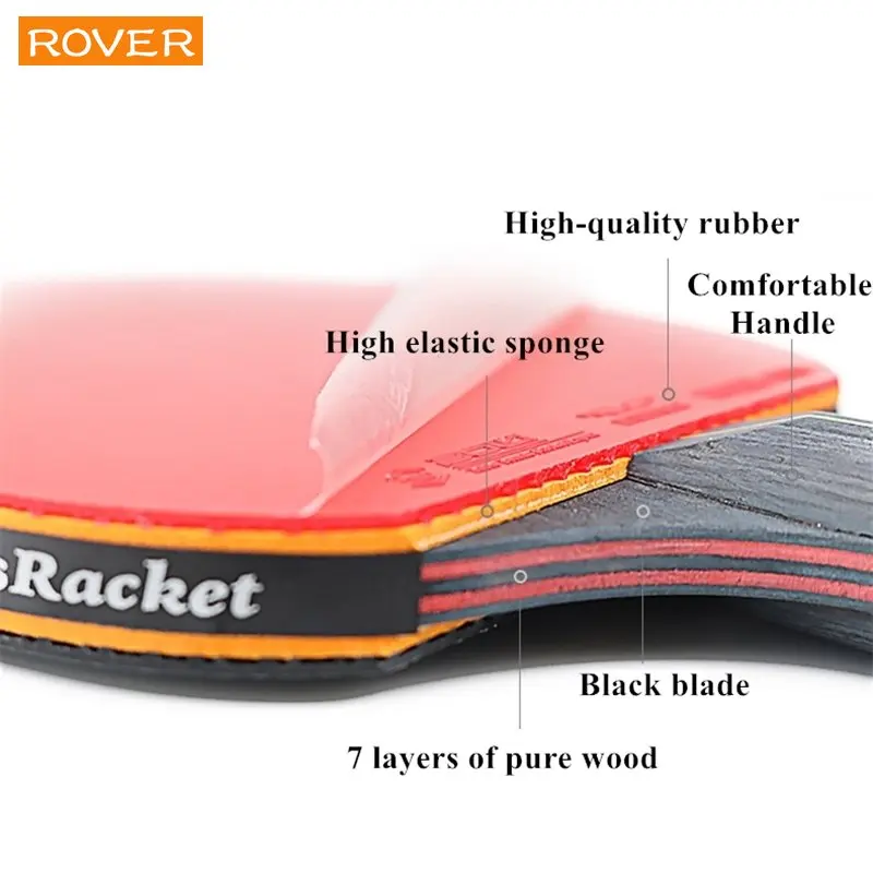 5/6 Star Table Tennis Racket 2 - Table Tennis Launcher recension och pris