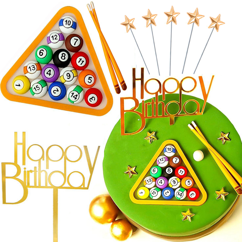 Billiard Ball Cake Decoration  - Table Tennis Games recension och pris