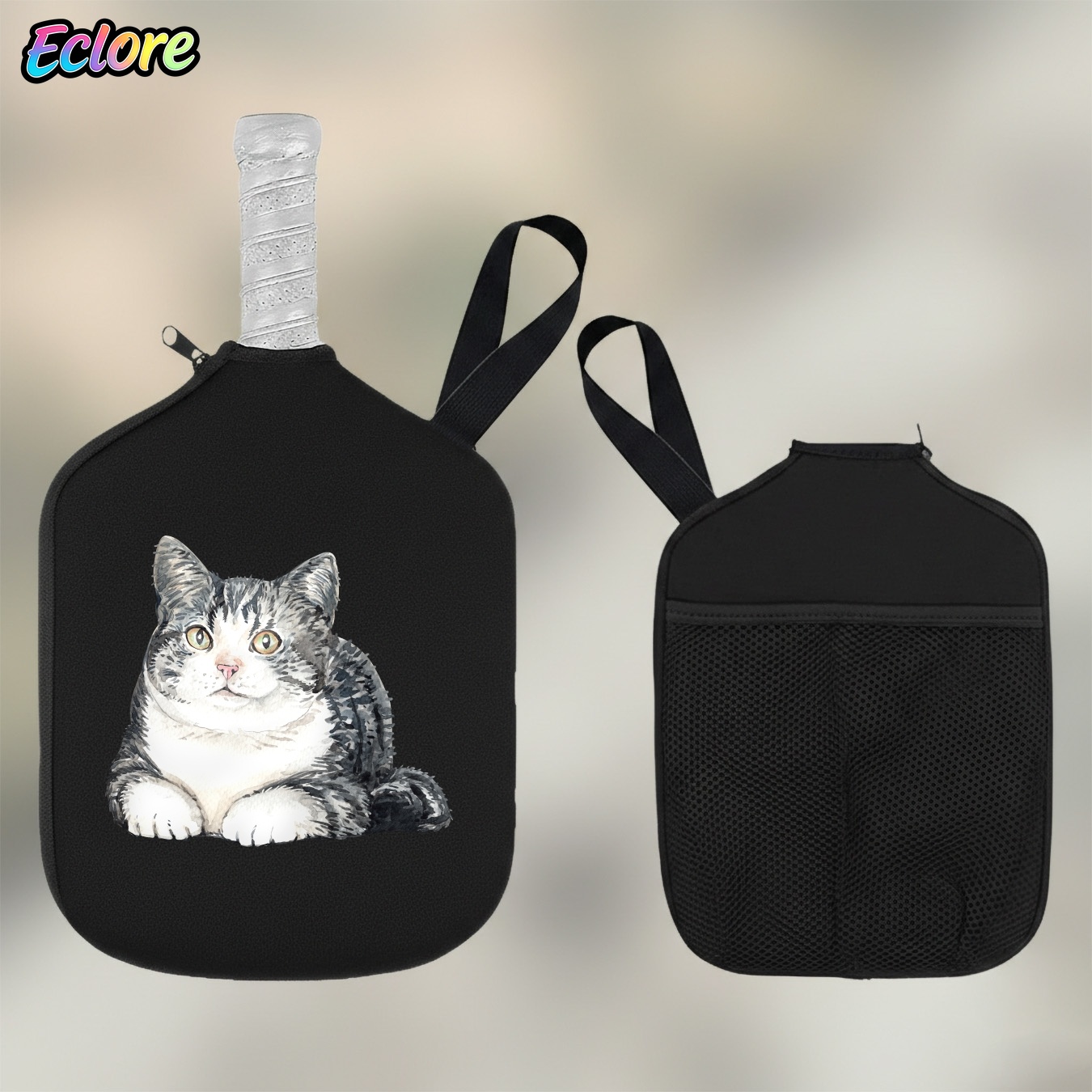 Cute Watercolor Cat Pickleball - Table Tennis Games recension och pris