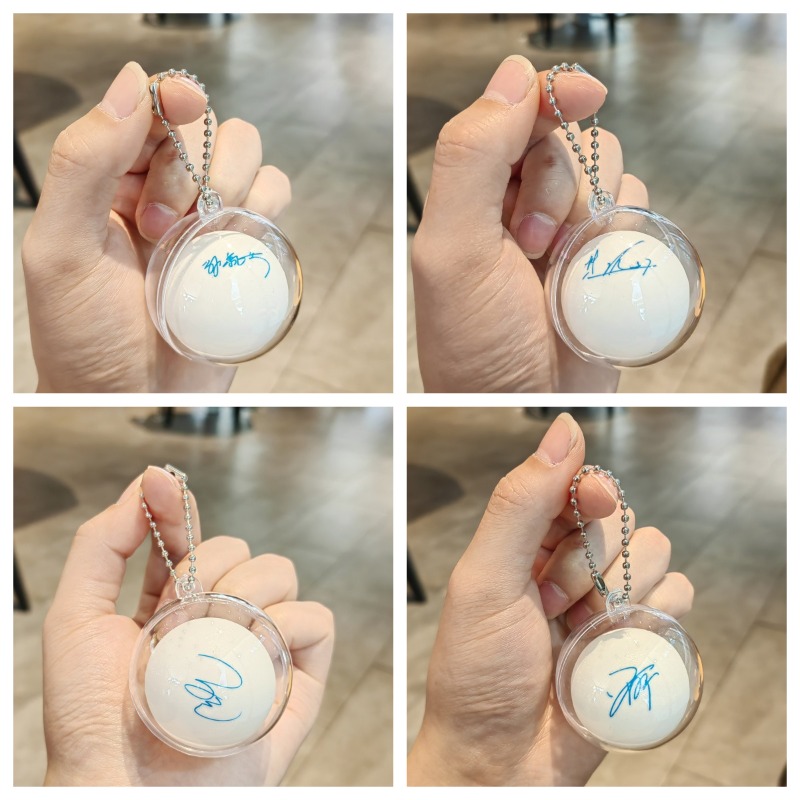 Mini Table Tennis Ball Signatu - Table Tennis Keychain recension och pris